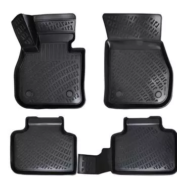 BMW 2 Series F45 Active Tourer (2014-2020) High-Quality and Durable Rubber Car Floor Mats - Odorless, Non-Slip, Long-Lasting
