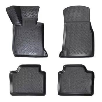 BMW 3 Series F30 2WD (2012-2019) High-Quality and Durable Rubber Car Floor Mats - Odorless, Non-Slip, Long-Lasting