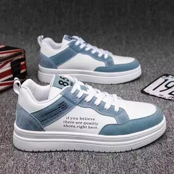 Board shoes 2025 spring and summer new versatile low-top flat-soled white shoes men s Korean version of fashion casual breathable sports shoes 39
