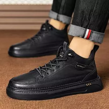 Board shoes men s autumn men s versatile men s shoes sports shoes men s autumn and winter small black shoes casual board shoes trendy shoes 39
