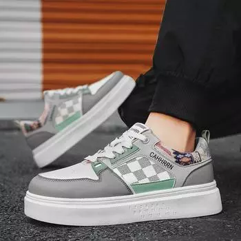 Board shoes men s spring and summer new low-top platform sports shoes breathable trend men s shoes student casual shoes men s shoes 39