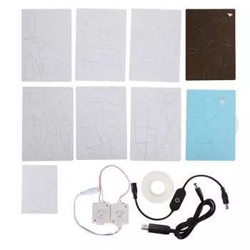 Boardattack Papercraft Kit HandMade DIY USB Powered Children s Educational Toys