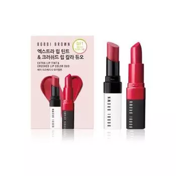 Bobbi Brown Extra Lip Tint & Crushed Lip Color Duo Planning, корейская косметика, KPOP Bear Melon & Cabana