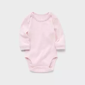 Боди UNIQLO JAPAN с длинными рукавами 10 PINK/70
