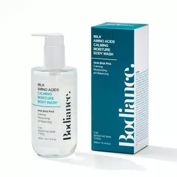 Bodiance Milk Amino Acids Успокаивающий увлажняющий гель для душа 300г