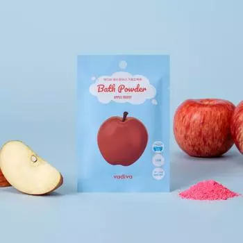 Body Bar Пудра для ванны Bubble Bath Bomb Apple Fruity, 1 шт., 30 г