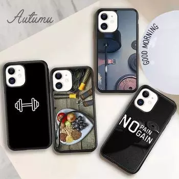 Bodybuilding Phone Case for iPhone 11 12 13 14 Pro Max mini X XR XS SE 2020 5s 6 6S 7 8 Plus Samsung Galaxy S21 S22 Cover shell iPhone 6plus