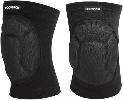 Bodyprox Protective Knee Thick Sponge Collision Avoidance Knee Sleeve Pads, Anti-Slip, (Large) чёрный