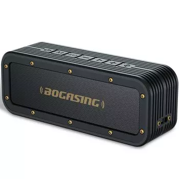 BOGASING M4 беспроводной портативный Bluetooth-динамик для улицы IPX7 водонепроницаемый пылезащитный ударопрочный выход 40 Вт громкий звук глубокий бас стерео функция с