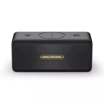 BOGASING M5 Bluetooth-динамик, портативный беспроводной, 360-градусный звук, выходная мощность 40 Вт, громкий звук, глубокий бас, оснащен технологией DSP, водонепроницаемость IPX7