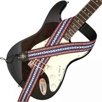 Bohemian Blue ACE STRAP Reissue Model Guitar Strap D Andrea ACE-11