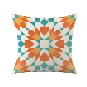 Bohemian pillow home square sofa pillow bedside cushion pillow case does not include pillow core 45*45cm