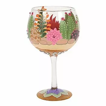Бокал для коктейля Copa Artisan от Enesco Designs by Lolita Desert Terrarium, 24 унции, многоцветный
