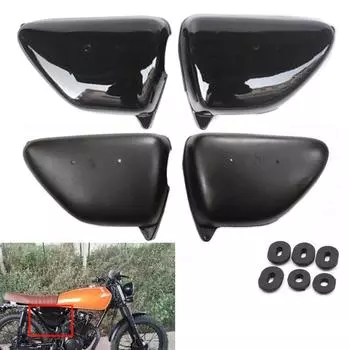 Боковая крышка ретро мотоцикла, черная для Honda CG125 CG110 CG125, детали для инструментов, панели для инструментов, крышка топливного бака