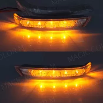 Боковой указатель поворота зеркала заднего вида для Hyundai Santa Fe Fantafe Veracruz IX55 2007-2012 Светодиодный повторитель заднего вида