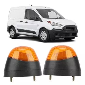 Боковые габаритные огни переднего бампера для Ford Transit MK6 MK7, износостойкие, устойчивые к атмосферным воздействиям, желтые 1203328 1202148 left