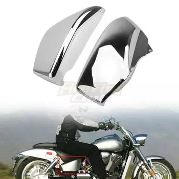 Боковые крышки аккумулятора мотоцикла для Honda VTX 1800 VTX1800 R/S/N/F/T 2002 2003 2004 2005 2006 2007 чёрный