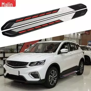 Боковые педали Geely Binyue 2018 года — оригинальные автомобильные аксессуары Xuanfeng Red красный