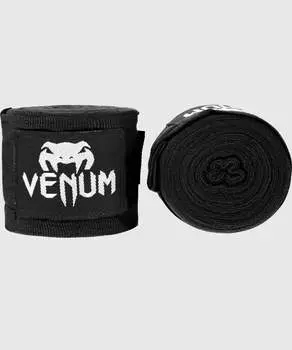 БОКСЕРСКИЕ БИНТЫ VENUM KONTACT (4М ) - Черный