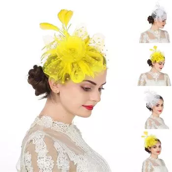 Большая повязка на голову Flapper Pearl Charleston, свадебный головной убор для вечеринки YP