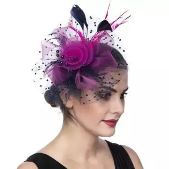 Большая повязка на голову Flapper Pearl Charleston, свадебный головной убор для вечеринки YP