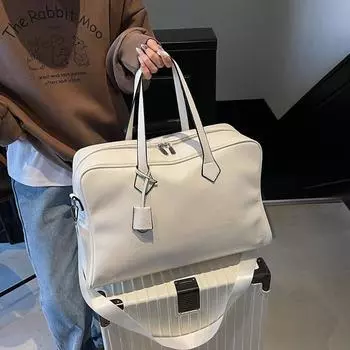 Большая сумка через плечо унисекс чёрный