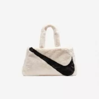 Большая сумка-тоут из искусственного меха Nike NSW, 10 л Guava Ice