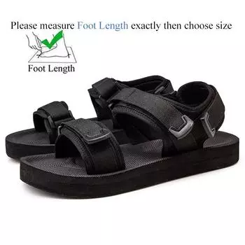Большие размеры 48, 49, 50, чисто черные мужские повседневные сандалии для широкой стопы, обувь для диабетиков, выворот большого пальца, мягкие, удобные, дышащие 46
