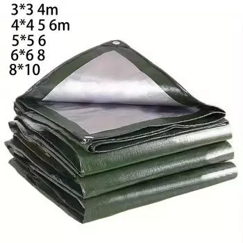 Большой брезент 5x4 4x3 м, прочный, утолщенный брезент, водонепроницаемый, дождевик, тент для сада, заднего двора, навес для кемпинга, укрытие от солнца