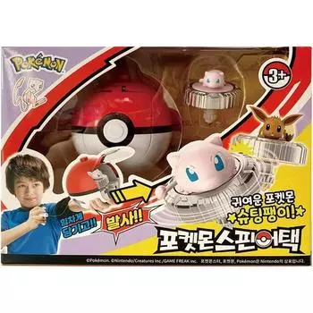Большой мастер покемонов: Spin Attack Mew, (Большой Мастер) Pokemon Spin Attack Eevee/ Популярные корейские игрушки