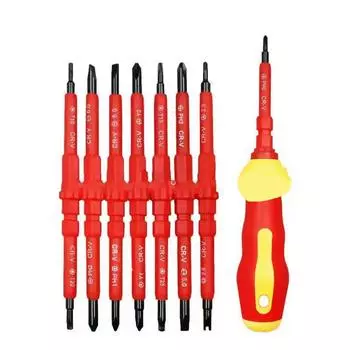 Bolt Driver High Hardnes Durable Labor-saving High Quality Tool Cross Slotted Screw Strong Magnetic Dual-purpose Screwdriver