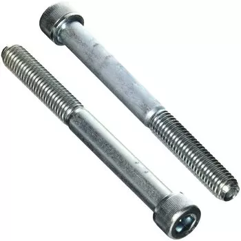 Болт подъема Kijima Bike Parts x 5 дюймов с покрытием Unichrome, набор из 2 1/2-13 HD-04278 чёрный