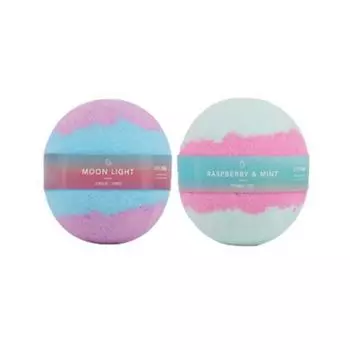 Бомба для ванны Lapsbomb Малина Мята / Лунный свет 140 г Raspberry Mint Bath Bomb 140g