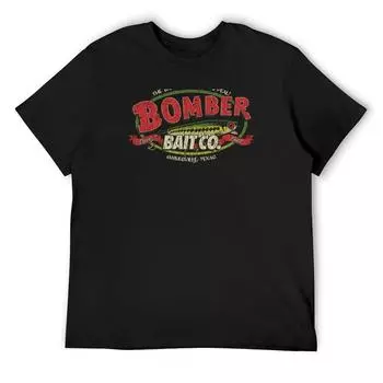 Bomber Bait Co. 1944 T-Shirt Anime Tops Anime T Shirts Short Sleeve Tee Men S белый
