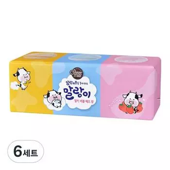 Бомбочка для ванны Shower Mate Soft Cow Bubble, набор из 3 предметов, 80 г, 6 комплектов