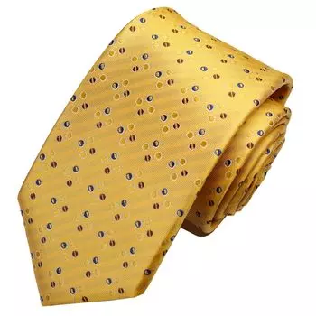 bonding process Backed fabric Volume feeling Made in Japan MADE IN JAPAN Necktie Brand KOSHINO Fine pattern Silk Unisex compatible [Michiko London] жёлтый
