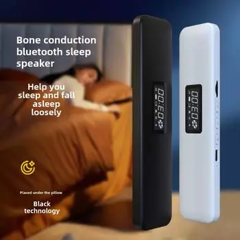 Bluetooth-динамик с костной проводимостью, белый звук, подушка для сна, инструмент для сна, беспроводной Bluetooth, небольшой аудиодинамик белый