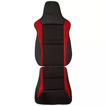 BONFORM Seat Cover Racing Mesh Light/Regular Car Front Seat Free Size Antibacterial and Odor Resistant Red 4077-91RE