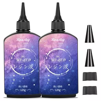 Bonsky UV Resin Liquid 250 г Смола Жидкая Совместимая Смола Жидкая Большая Емкость Высокая Прозрачность Твердый Тип Формования УФ Смола Жидкая DIY Ручная Работа чистый
