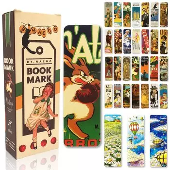 bookmark bookmark bookmarker book beautiful cute vintage 28 sheets 3 original bookmarks star&petal +