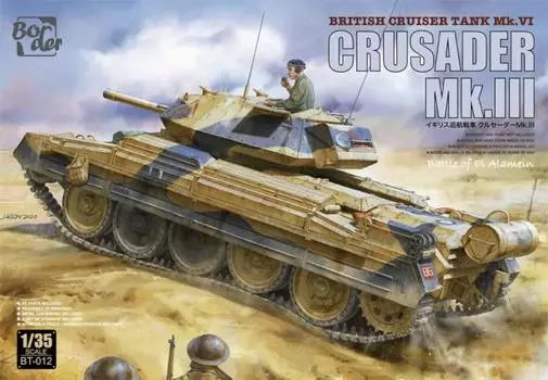 Border Model British Army Cruiser Tank Crusader Plastic Model BT012 1/35 Mk.III