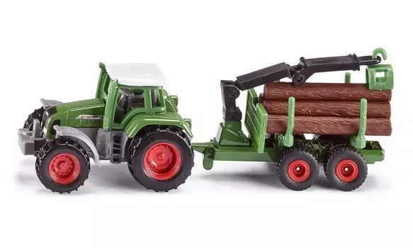 BorneLund SIKU Fendt Трактор с лесовозным прицепом SK1645