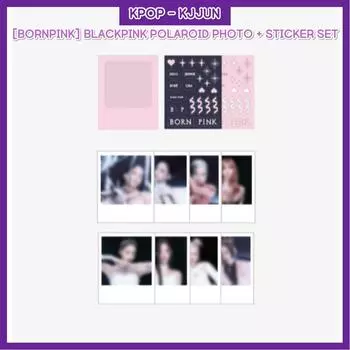 [BORNPINK] BLACKPINK POLAROID ФОТО + НАБОР НАКЛЕЙКОВ JISOO