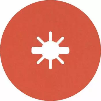 BOSCH Prisma Ceramic Sanding Disc R782 25 2608621827 X-LOCK (Stainless steel, 125mm, #120, pieces)