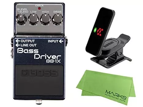 BOSS Bass Driver KORG Pitchclip 2 Marks Original Cross Set - BB-1X + PC-2 +
