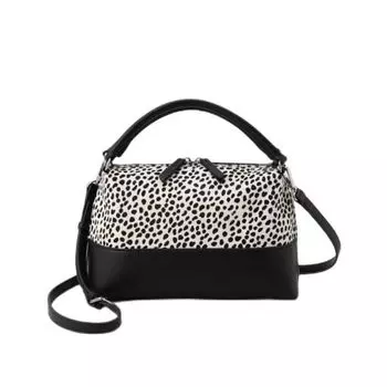 Boston Bag Genuine Leather Mix Block Boston Middle Bag 12709110 White [Indivi] [2WAY] Women s (101) 00(FREE)