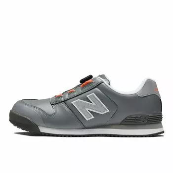BOSTON Work Wide JSAA Class Dial см [New Balance] (Защитная обувь, Обувь, Легкая, A, Тип, BOA, Boa, Маслостойкая резина) +818(СЕРЫЙ+БЕЛЫЙ+СЕРЫЙ) 28,0