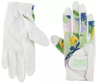 Botanical Mesh Quick UV Protection LADIES Botanical SS [Pearly Gates] Women s Gloves, Pattern, Two-handed Gloves, Absorbent, Drying, / 053-3285602