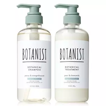 BOTANIST Растительный шампунь для восстановления объема Уход за волосами Hari Koshi Volume Up & [Bouncy Set] Растительного происхождения Не содержит силикона Подходит для пальцев