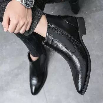 Ботинки Челси, рабочие ботинки, итальянские ботинки ручной работы, туфли для торжественного платья, свадьбы, бизнеса, МУЖСКИЕ, ботильоны, новые ковбойские ботинки коричневого цвета 38